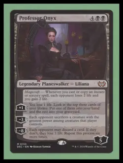 1 x Professor Onyx - Commander: Duskmourn: House of Horror - NM-Mint - MTG - Image 1