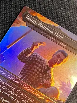 Benny, Platinum Thief Foil M 2458 Fallout Secret Lair Tinybones SLD MTG NM - Image 4
