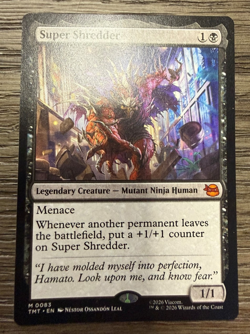 SUPER SHREDDER Mythical Rare 0083 Magic The Gathering TMNT - Image 1