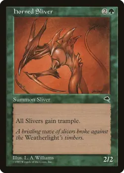 MtG Horned Sliver 128/350 Tempest Regular Uncommon - Image 1