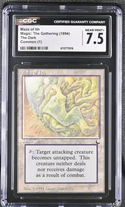 Maze of Ith The Dark MTG Magic the Gathering CGC 7.5 Near Mint+ - Image 1