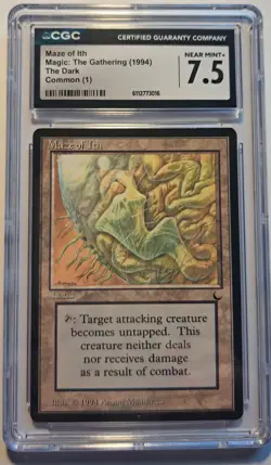 Maze of Ith The Dark MTG Magic the Gathering CGC 7.5 Near Mint+ - Image 3