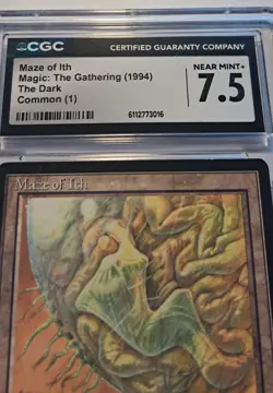 Maze of Ith The Dark MTG Magic the Gathering CGC 7.5 Near Mint+ - Image 4