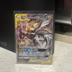 Pikachu & Zekrom GX SM168 Black Star Promo Tag Team Pokemon Card TCG - NM - Image 1