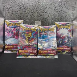 Artset 4 Boosters Pokemon E&B - Origine Perdue - Sortie De Display Scelle FR #1 - Image 1