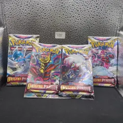 Artset 4 Boosters Pokemon E&B - Origine Perdue - Sortie De Display Scelle FR #5 - Image 1