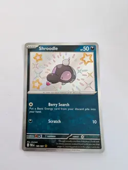 Pokemon TCG Paldean Fates Shiny Shroodle 189/091 - Image 1