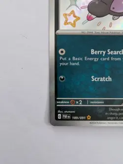 Pokemon TCG Paldean Fates Shiny Shroodle 189/091 - Image 4