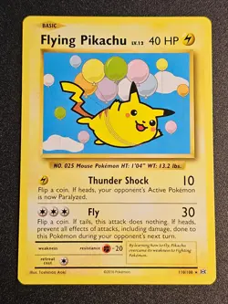 Pokemon TCG - Flying Pikachu 110/108 Evolutions - Image 1