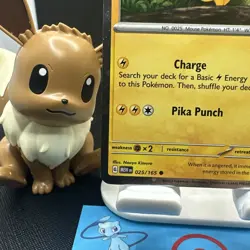 [SNOWFLAKE STAMP] Pikachu 025/165 - Pokemon TCG SV: 151 - Cosmo Holo - NM - Image 4