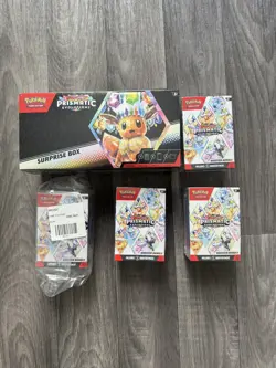 Pokemon TCG Prismatic Evolutions 4X Booster Bundles & Surprise Box - Image 1
