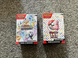 Pokemon TCG 151 & Prismatic Evolutions Booster Bundles - Image 1