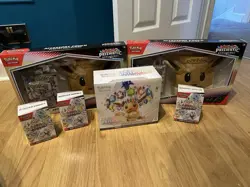 Pokemon TCG Prismatic Evolutions ETB, 2x Pouch Collection & 3x Booster Bundles - Image 1