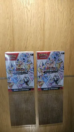 Pokemon TCG Prismatic Evolutions Booster Bundles X2 - SEALED AND NEW - Image 1