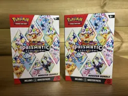 X2 Pokemon TCG Scarlet & Violet Prismatic Evolutions Booster Bundles Sealed - Image 1