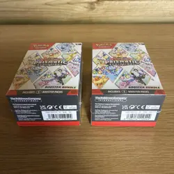 X2 Pokemon TCG Scarlet & Violet Prismatic Evolutions Booster Bundles Sealed - Image 4
