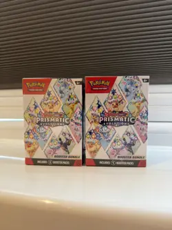Pokemon TCG Prismatic Evolutions Booster Bundles X2 - SEALED AND NEW - Image 1