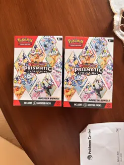Pokemon TCG Prismatic Evolutions Booster Bundles X2 Sealed 📦 In Hand ✅ - Image 1