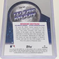 2024 Topps Big League To The Moon Shohei Ohtani Los Angeles Dodgers #TM-45 - Image 2