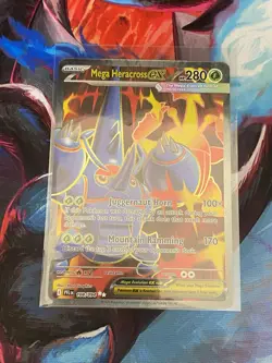 Mega Heracross EX 108/094 Full Art Ultra Rare Phatasmal Flames Pokemon TCG NM - Image 1