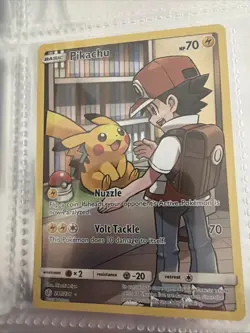 Pikachu Holo Card 241/236 Secret Sm-Cosmic Eclipse Edition - Image 3