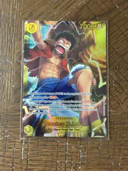 ONE PIECE CARD GAME MONKEY.D.LUFFY OP15-119 SEC ADVENTURE ON KAMI'S ISLAND - Image 1