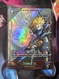 Trunks : GT FB09-110 Alternate Art Dual Evolution Dragon Ball Card English - Image 1