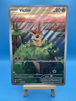 Jumbo Victini SVP 208 Promo Card Black Bolt White Flare Illustration - Image 1