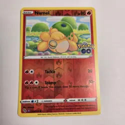 Numel Peelable Ditto Reverse Holo Pokemon Go TCG Card 013/078 Unpeeled NM - Image 1