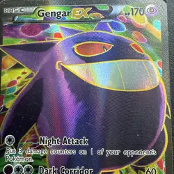 Pokemon Gengar EX Full Art Ultra Rare Holo Card XY Phantom Forces 114/119 2014 - Image 4