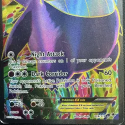 Pokemon Gengar EX Full Art Ultra Rare Holo Card XY Phantom Forces 114/119 2014 - Image 5