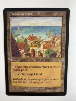 MTG Rishadan Port Mercadian Masques 324/350 Regular Rare LP/MP - Image 1