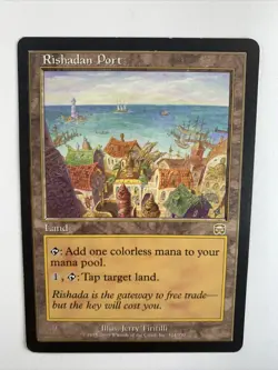 MTG Rishadan Port Mercadian Masques 324/350 Regular Rare LP/MP - Image 3