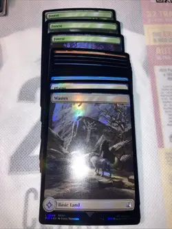 Magic The Gathering Final Fantasy Foil Land Lot - Image 1