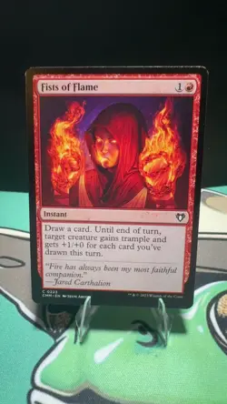 Fists of Flame 223 Common Commander Masters Magic: The Gathering MP - Image 1