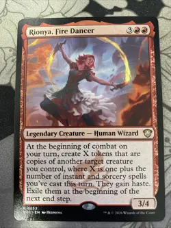 NM Rionya, Fire Dancer, MTG, Strixhaven Commander, Magic the Gathering, 252 - Image 1