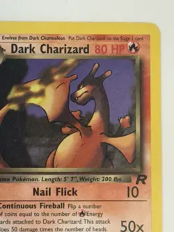 Pokemon TCG Dark Charizard 21/82 Team Rocket Non-Holo Unlimited Vintage - Image 3
