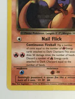 Pokemon TCG Dark Charizard 21/82 Team Rocket Non-Holo Unlimited Vintage - Image 5