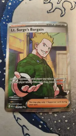 Pokemon TCG Lt. Surge's Bargain #170/132 ME01: Mega Evolution Ultra Rare NM - Image 1