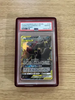 Pokemon 2019 Umbreon & Darkrai GX 125/236 Tag Team Unified Minds GEM MINT PSA 10 - Image 1