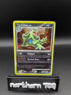 Tyranitar Holo Rare Holo Mysterious Treasures 17/123 LP Pokemon TCG - Image 1