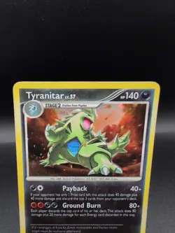 Tyranitar Holo Rare Holo Mysterious Treasures 17/123 LP Pokemon TCG - Image 2