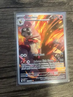 Blaziken Holo Pokemon Card 192/182 Sv10: Destined Rivals Mint Condition - Image 1