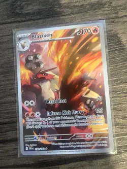 Blaziken Holo Pokemon Card 192/182 Sv10: Destined Rivals Mint Condition - Image 2