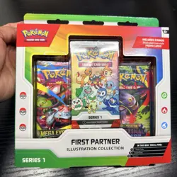 Pokemon TCG First Partner Illustration Collection Series 1 Box Promo +… - Image 1
