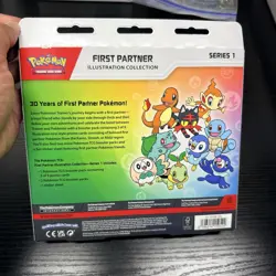 Pokemon TCG First Partner Illustration Collection Series 1 Box Promo +… - Image 2
