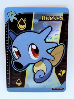 Pokemon Baby 151 Horsea Special Doujin Kawaii Holo Illustration Art Card - Image 1