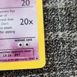 Pokemon Dark Hypno Team Rocket 9/82 Holo Rare Stage 1 60 HP Wizards 2000 - Image 4