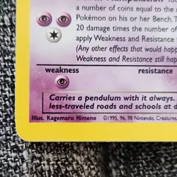 Pokemon Dark Hypno Team Rocket 9/82 Holo Rare Stage 1 60 HP Wizards 2000 - Image 5