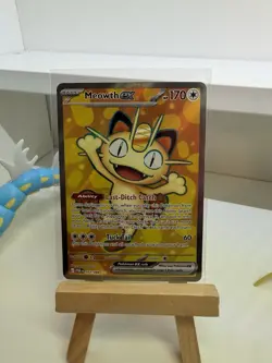 Pokemon TCG Near Mint Perfect Order Meowth ex 107/088 Ultra Rare - Image 1